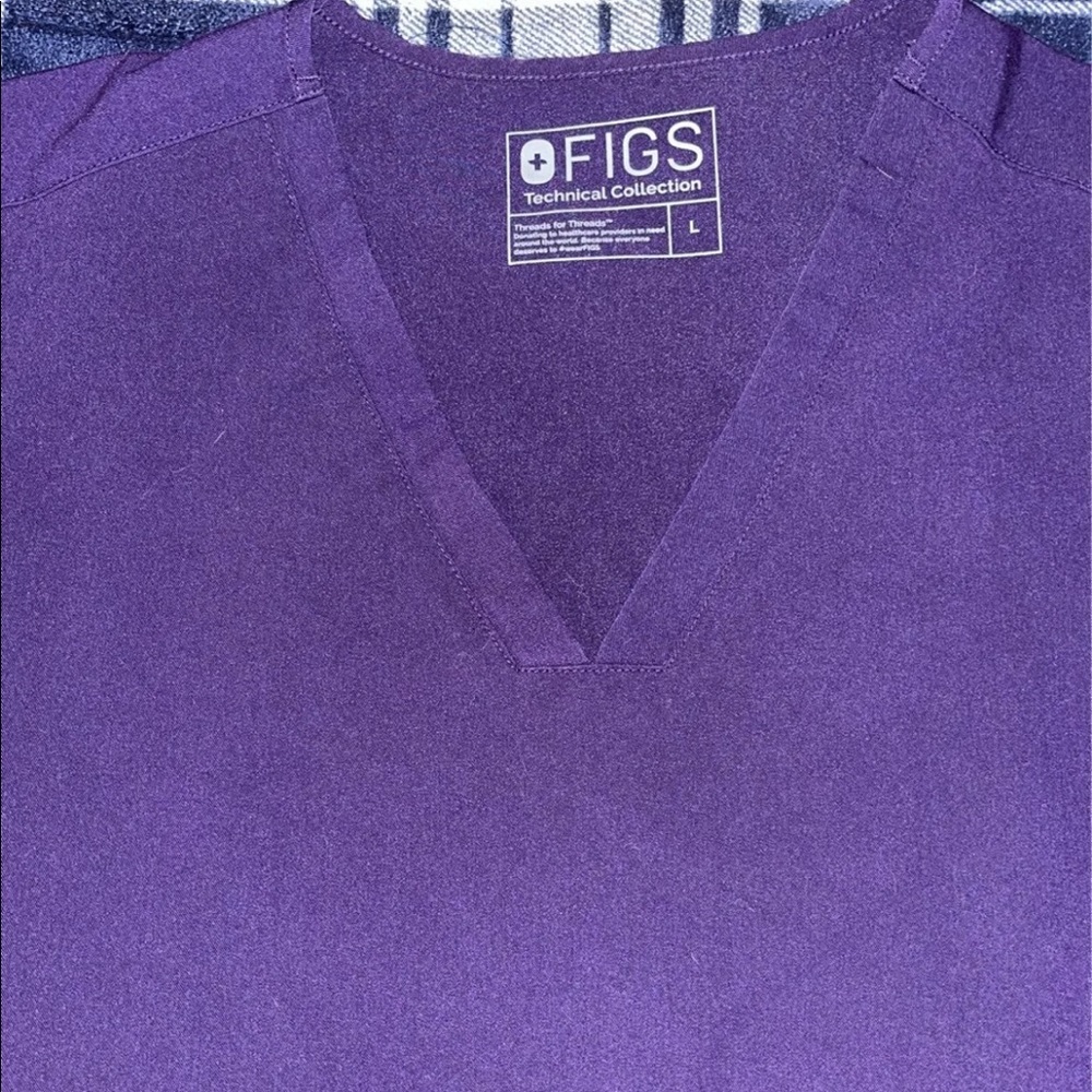 FIGS Scrub Set sz Large/Large Tall Purple